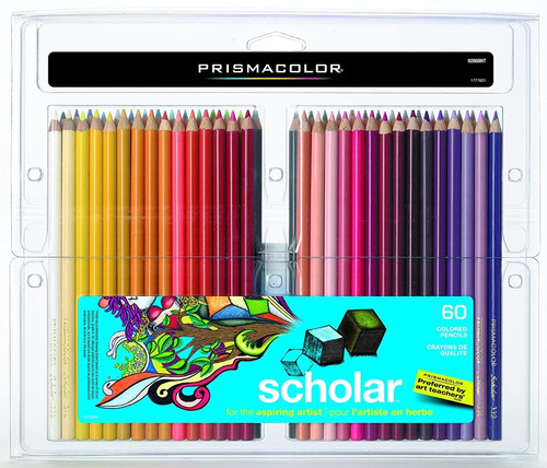 Imagen 1 de 8 de Lapices Prismacolor Scholar 60 Colores Importados