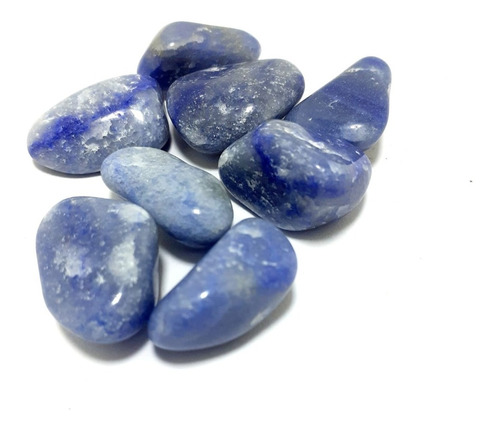  Cuarzo Azul Rolado A/1 -piedras Semipreciosas Mahalpiedras