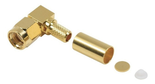 Conector Sma Macho Inverso En Angulo Recto De Anillo