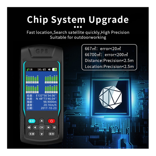 Mc8066a Navegación Gps De Mano Medidor De Área Rural