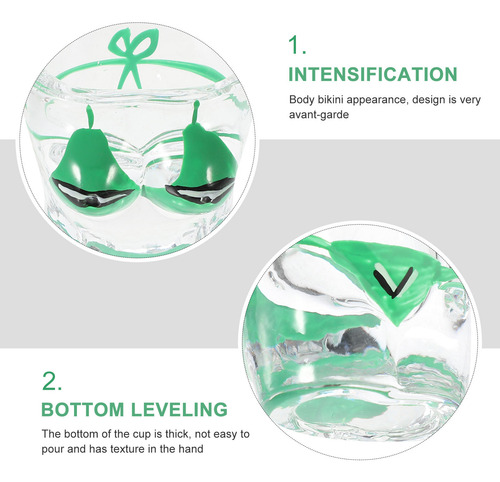 Vaso De Vidrio Multiusos Para Modelar El Cuerpo De Una Mujer