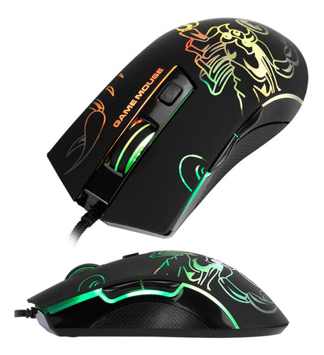 Mouse gamer de juego Marvo M209 negro