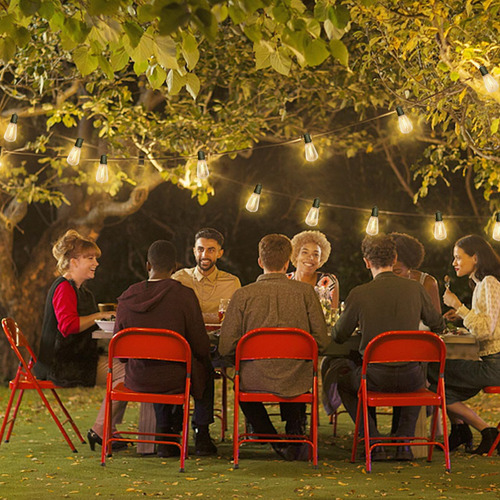 Luces De Cuerda Al Aire Libre Led De 100 Pies Impermeables C