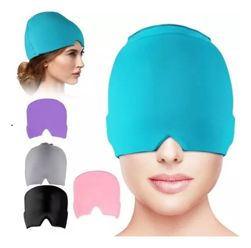 Gorro De Gel Compresa Para El Alivio Del Dolor De Cabeza