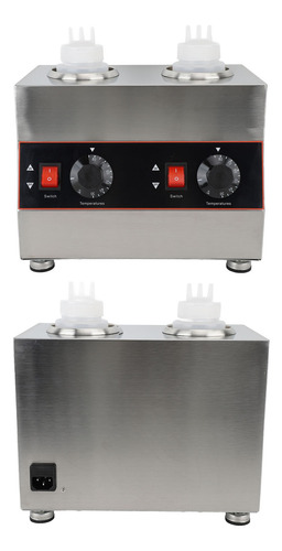 Dispensador De Queso Comercial De 1300 Ml Para Calentar Sals