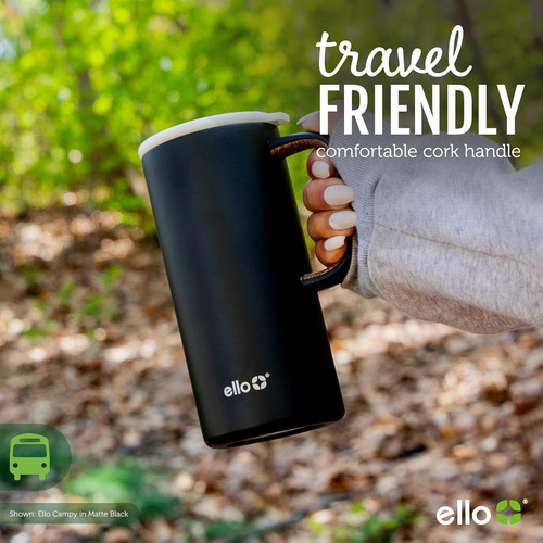 Taza De Viaje Con Aislamiento Al Vacio Ello Campy Con Sello