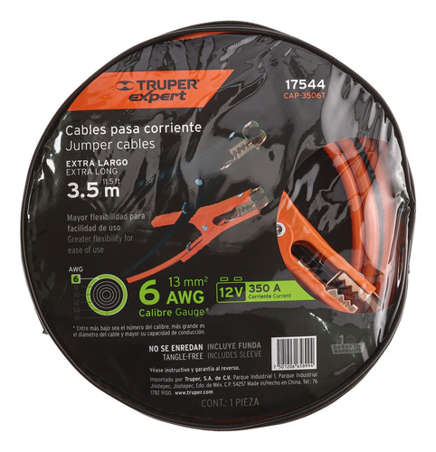 Cables Pasa Corriente Truper