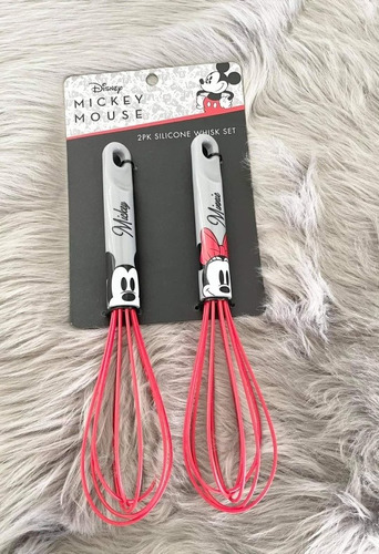 Disney Set X 2 Batidores Manuales Mickey Mouse Originales 