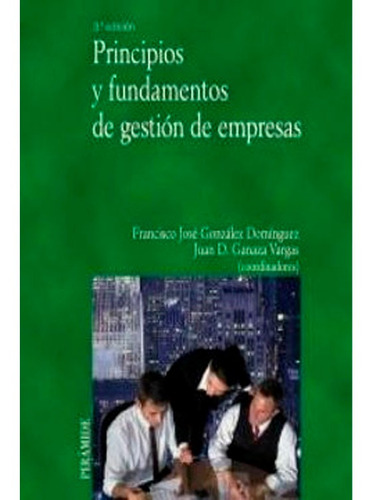 Principios Y Fundamentos De Empresas  González Domínguez