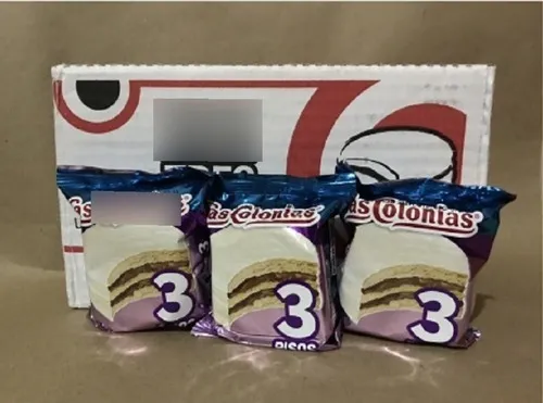 comprar Alfajor Las Colonias Três Pisos Caixa Com 24 Unidades 
