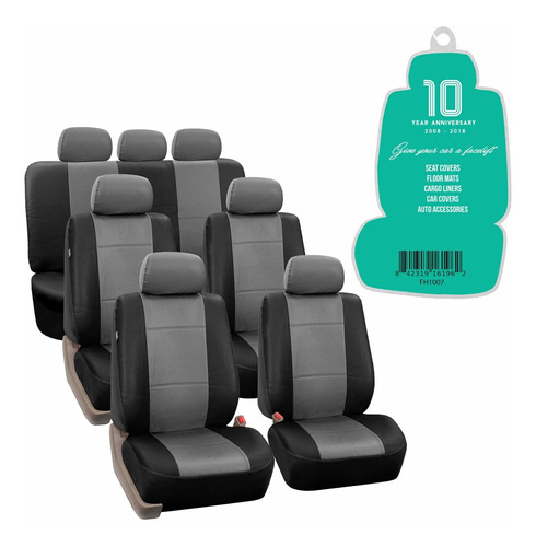 Funda Para Asiento Pu Carro 3 Fila Fh Group Fh-pu002 Airbag