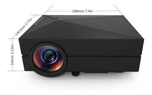Mini Proyector Portatil Hdmi Sd Usb Led Gm60 1000lumens