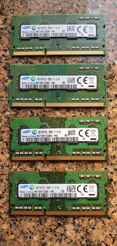 Memoria Ram Ddr3 4gb Samsung Pc3l 12800s 1600mhz Mercadopago (Usado)