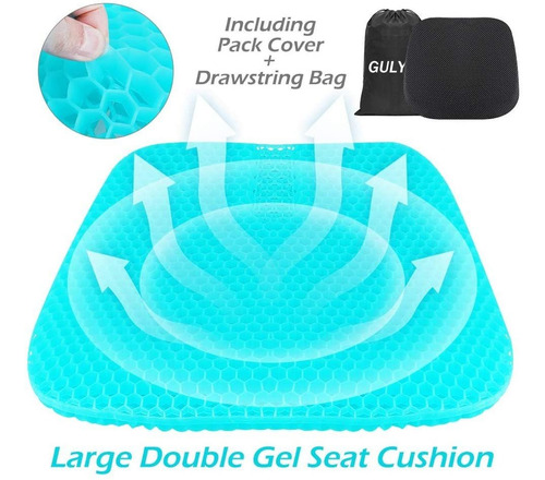 Imagen 1 de 7 de Cojin De Gel Para Asiento De Oficina, Cojin De Asiento De Hu