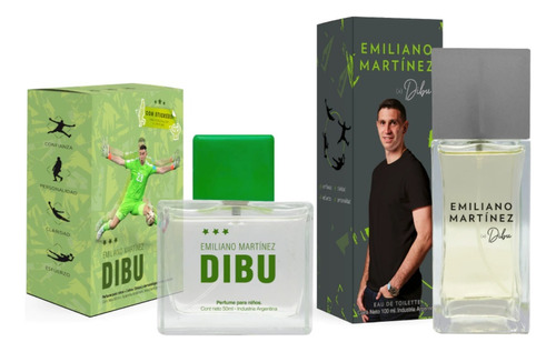 Set Perfume Dibu Martinez Kids Y Adulto Original