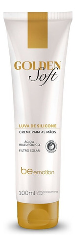 Creme Para Mãos Luva De Silicone Golden Soft Be Emotion