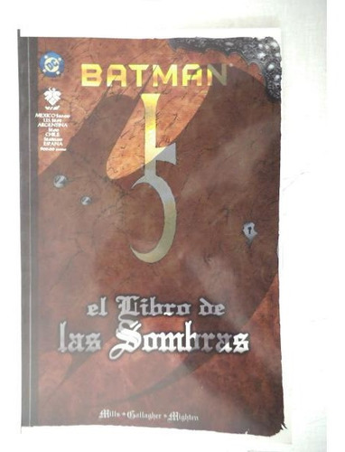 Batman El Libro De Las Sombras Editorial Vid