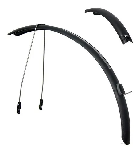 Paralama Bicicleta Z fal Paragon C50 Dianteiro E Traseiro Cor