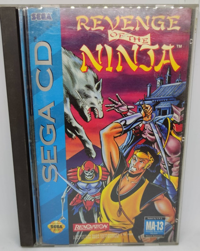 Revenge Of The Ninja Sega Cd Buen Estado Raro Colecciontas