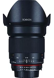 Lente Para Cámara Rokinon Rk24maf-n 24mm Para Nikon -negro