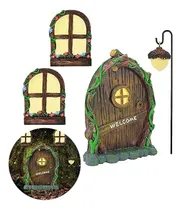 Comprar Accesorios De Jardín De Hadas En Miniatura, Puerta