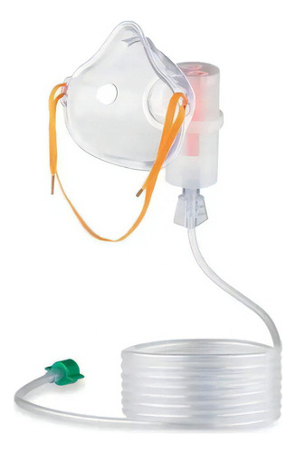 Micronebulizador Válvula Para Oxigênio Infantil 2,8m Saúde Cor Transparente