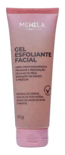 Gel Esfoliante Para O Rosto Menela 80ml