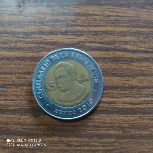 Moneda De 5 Pesos De José Vasconcelos