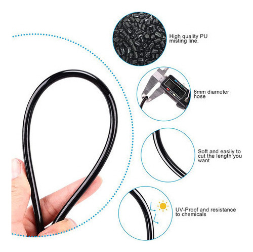 Sistema De Enfriamiento De 6m Patio Nebulizacion Exterior