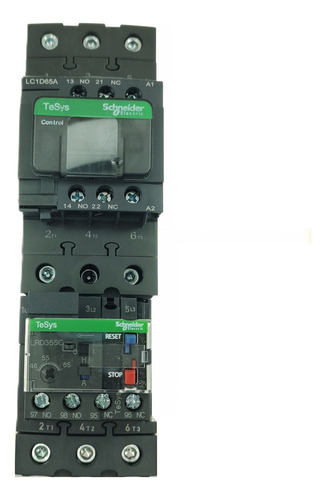 Contactor Lc1d65af7 Y Relevador Lrd365c Schneider 25 - 40hp
