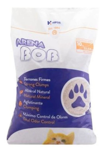 Arena Para Gato Bob 10 Kg