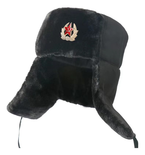 Gorra Rusa Shapka Ushanka (negro, Medical 60) A