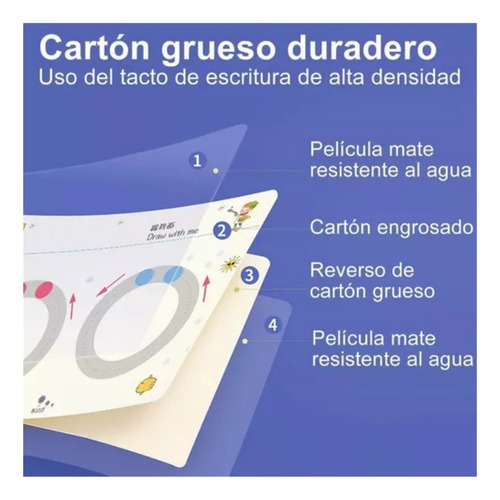 Livro De Caligrafia Livro De Faixas Mágicas Reutilizável
