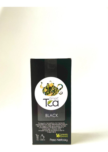 Smart Tea Black 16 Tisanas - Unidad a $3438