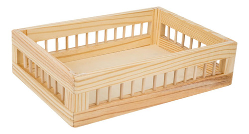 Cesta De Almacenamiento De Madera, Caja De Sg