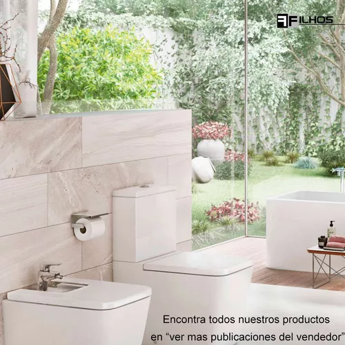 Kit Accesorios Baño 5 Piezas Loza Blanco Ferrum Ajd5e-b