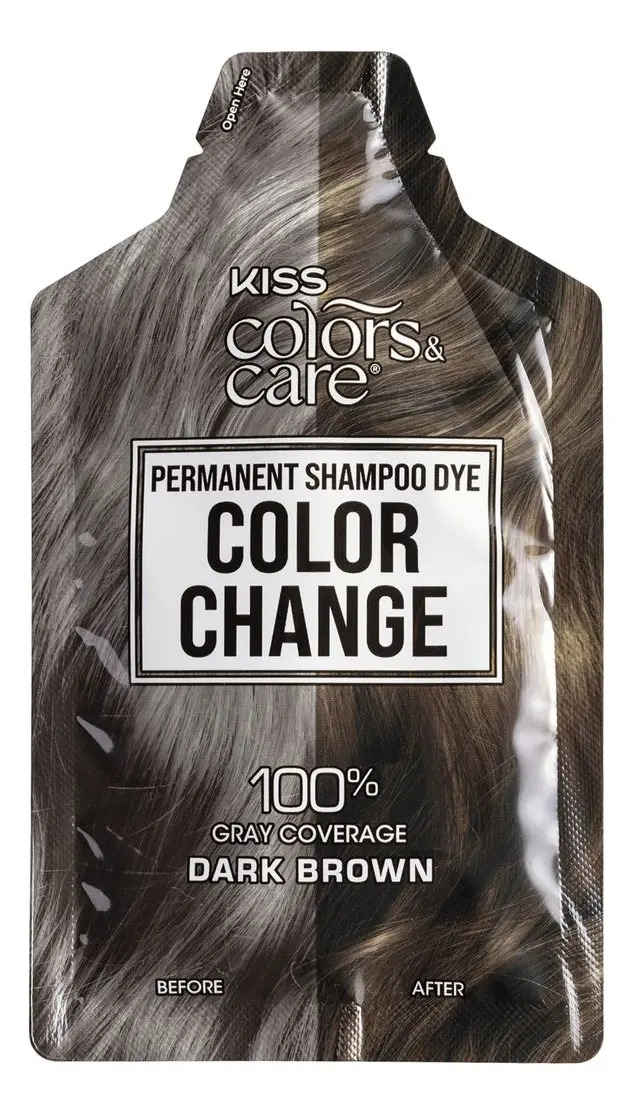 Kiss Shampoo Tonalizante Color Change Castanho Escuro Kissnewyork — miniatura 2