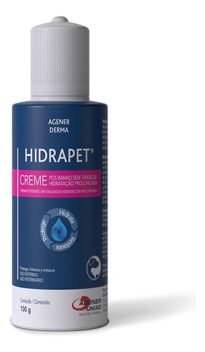 Hidrapet Creme Pós Banho P/ Cães  E Gatos 100g