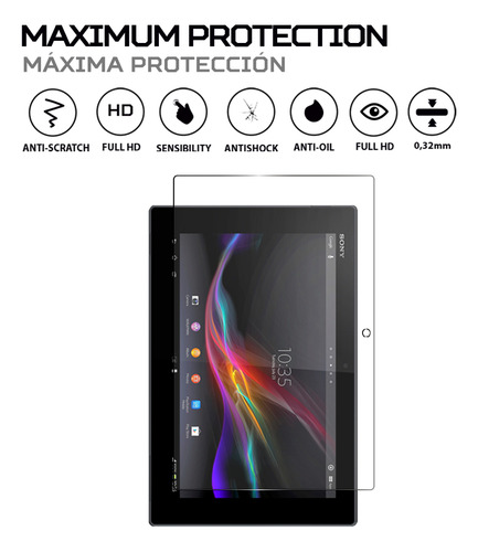 Protector De Pantalla Antishock Para Sony Xperia Z4 Tablet