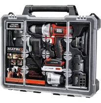 Comprar Taladro 20v Matrix Set De Herramientas 6 En 1 Black + Decker