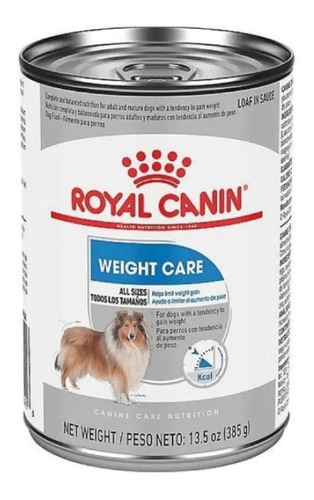 Pack 6 Latas Royal Canin Weight Care Todos Los Tamaños 385gr