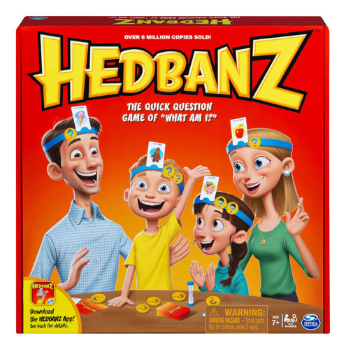 Juego De Hedbanz, La Edición Puede Variar, Original, Rojo