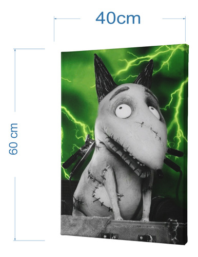 Cuadro Decorativo Frankenweenie Decoración Hogar Mod1 Vn Diseño Natural