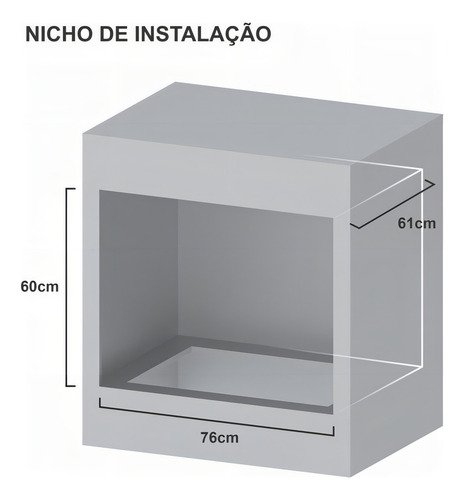 Forno De Embutir A Gas 90l Arena-eg Giii Branco Gas Glp 220V