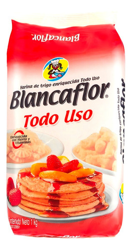 Harina Trigo Todo Uso Blancaflor 1kg 0340 1.33 Ml.