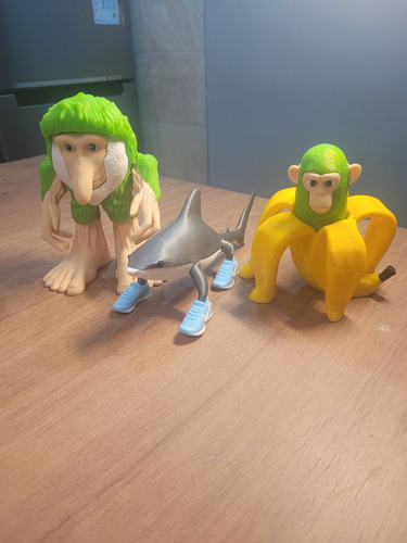 Muñeco 3d Chimpancini Bananini Brainrot Italian