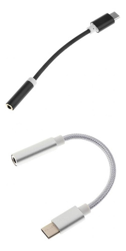 Type-c A 3,5 Mm Adaptador Para Auriculares Usb 3.1 Cable