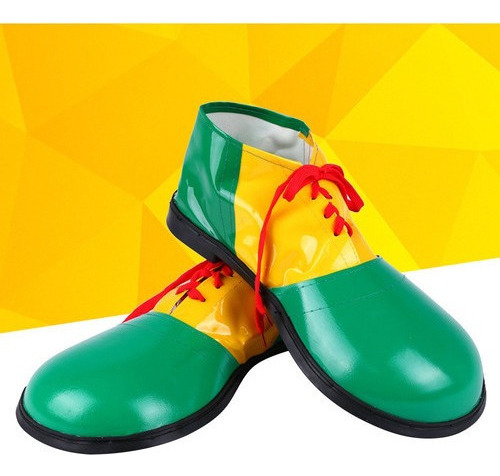 1 Par De Zapatos De Payaso De Halloween Botas Vestido Unisex