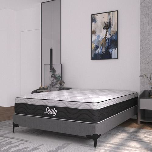 Colchón Queen Size Sealy Foam Lumbar Antibacterial Premium