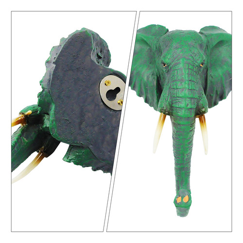 Gancho De Chave De Elefante Tridimensional, 2 Unidades